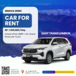 SEWA MOBIL LOMBOK - INNOVA ZENIX